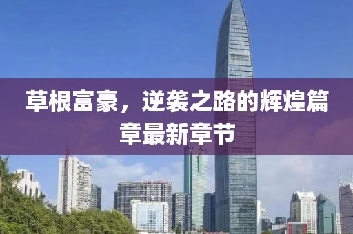 草根富豪,逆襲之路的輝煌篇章最新章節