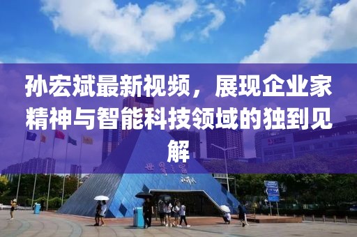 孫宏斌最新視頻，展現(xiàn)企業(yè)家精神與智能科技領(lǐng)域的獨(dú)到見解