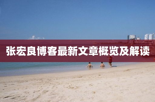 張宏良博客最新文章概覽及解讀