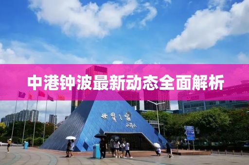 中港鐘波最新動態(tài)全面解析