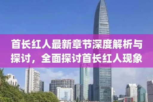 首長紅人最新章節(jié)深度解析與探討,全面探討首長紅人現(xiàn)象