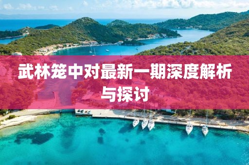 武林籠中對(duì)最新一期深度解析與探討