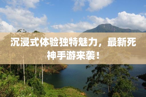 沉浸式體驗獨特魅力,最新死神手游來襲!