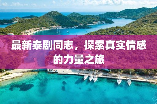 最新泰劇同志,探索真實情感的力量之旅