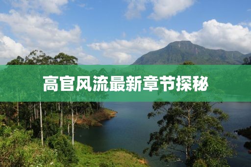 高官風(fēng)流最新章節(jié)探秘