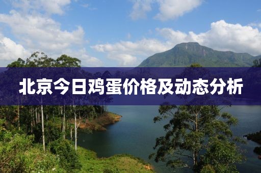 北京今日雞蛋價格及動態分析