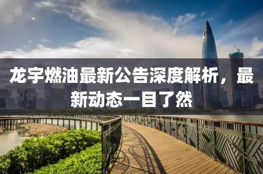 龍宇燃油最新公告深度解析,最新動態一目了然