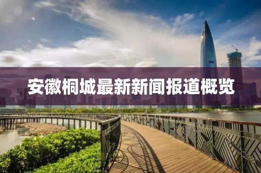 安徽桐城最新新聞報道概覽
