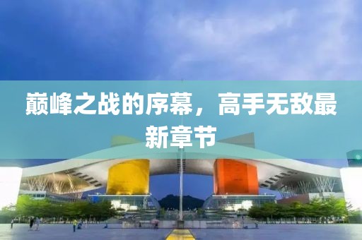 巔峰之戰的序幕,高手無敵最新章節