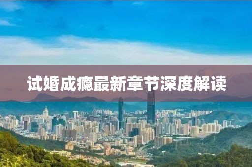 試婚成癮最新章節深度解讀