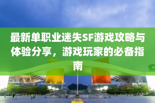 最新單職業迷失SF游戲攻略與體驗分享,游戲玩家的必備指南