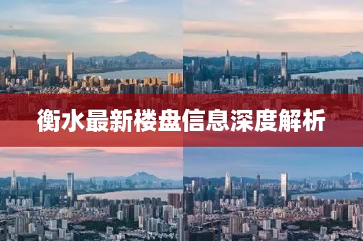 衡水最新樓盤信息深度解析