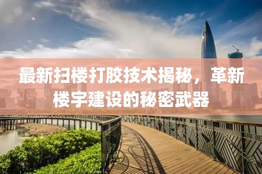 最新掃樓打膠技術(shù)揭秘,革新樓宇建設(shè)的秘密武器