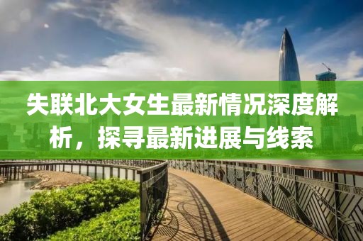 失聯(lián)北大女生最新情況深度解析,探尋最新進(jìn)展與線索