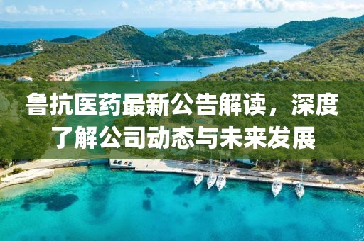 魯抗醫藥最新公告解讀,深度了解公司動態與未來發展