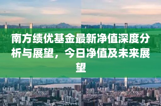南方績優基金最新凈值深度分析與展望,今日凈值及未來展望