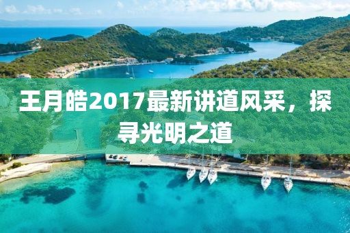 王月皓2017最新講道風(fēng)采,探尋光明之道