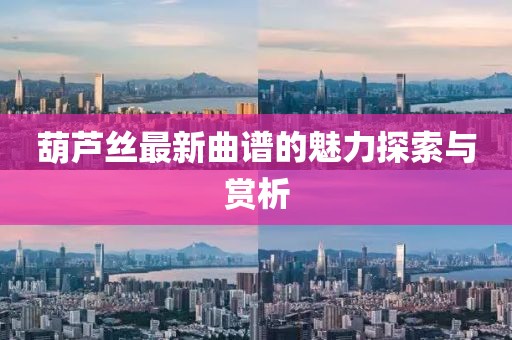 葫蘆絲最新曲譜的魅力探索與賞析
