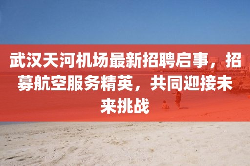 武漢天河機場最新招聘啟事,招募航空服務精英,共同迎接未來挑戰