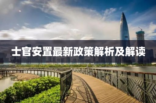 士官安置最新政策解析及解讀