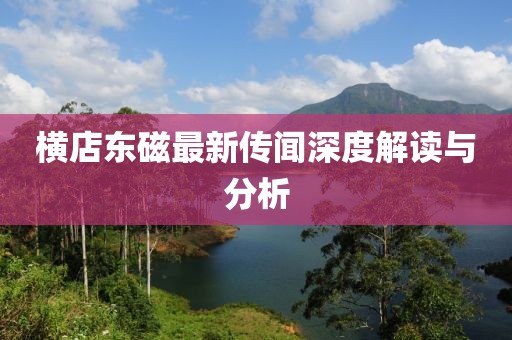 橫店東磁最新傳聞深度解讀與分析