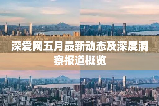 深愛網五月最新動態(tài)及深度洞察報道概覽