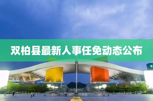 雙柏縣最新人事任免動態公布