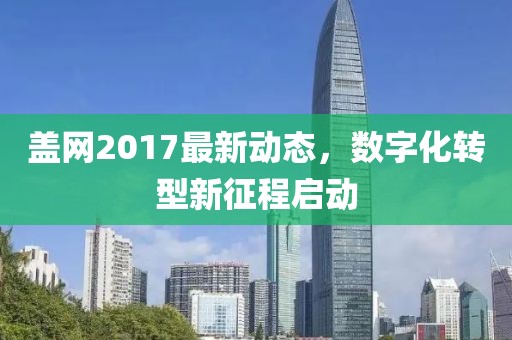 蓋網2017最新動態,數字化轉型新征程啟動