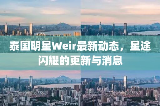 泰國明星Weir最新動態，星途閃耀的更新與消息