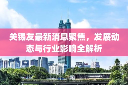 關(guān)錫友最新消息聚焦,發(fā)展動態(tài)與行業(yè)影響全解析