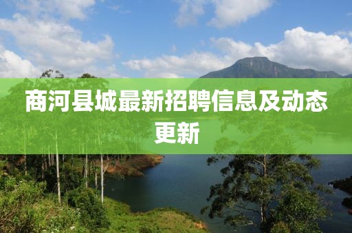 商河縣城最新招聘信息及動態更新
