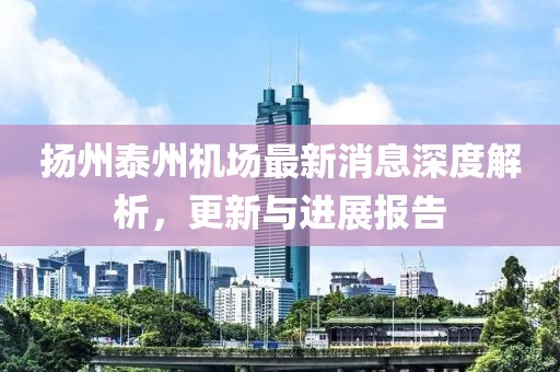 揚州泰州機場最新消息深度解析，更新與進展報告