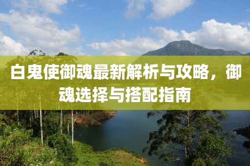 白鬼使御魂最新解析與攻略,御魂選擇與搭配指南