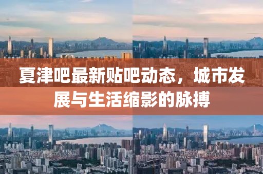 夏津吧最新貼吧動(dòng)態(tài),城市發(fā)展與生活縮影的脈搏