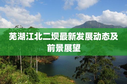 蕪湖江北二壩最新發展動態及前景展望