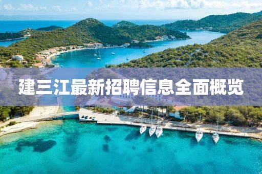 建三江最新招聘信息全面概覽