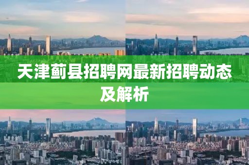 天津薊縣招聘網最新招聘動態及解析