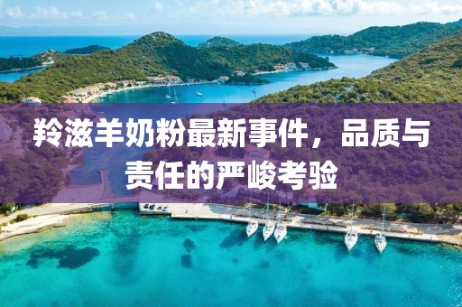 羚滋羊奶粉最新事件，品質與責任的嚴峻考驗
