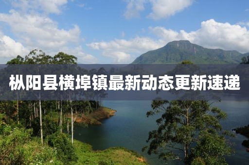 樅陽縣橫埠鎮最新動態更新速遞