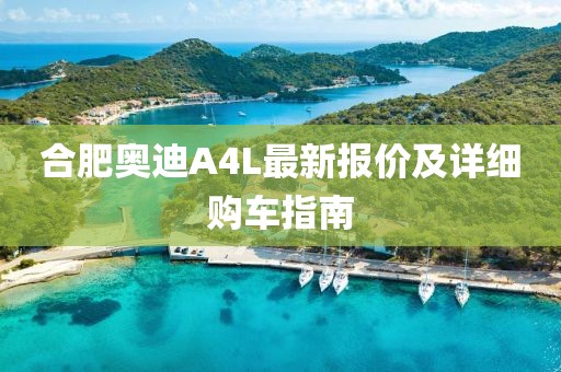 合肥奧迪A4L最新報價及詳細購車指南