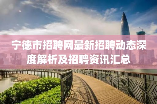 寧德市招聘網(wǎng)最新招聘動(dòng)態(tài)深度解析及招聘資訊匯總