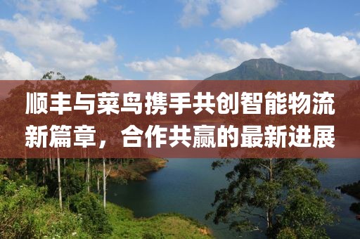 順豐與菜鳥攜手共創(chuàng)智能物流新篇章,合作共贏的最新進展