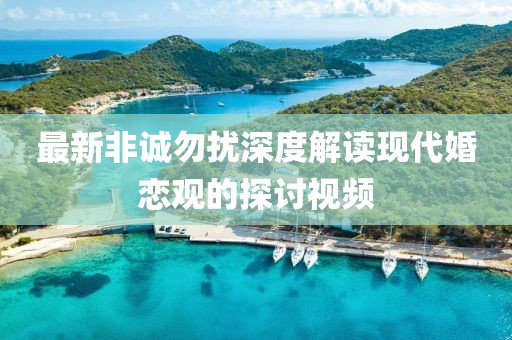 最新非誠(chéng)勿擾深度解讀現(xiàn)代婚戀觀的探討視頻