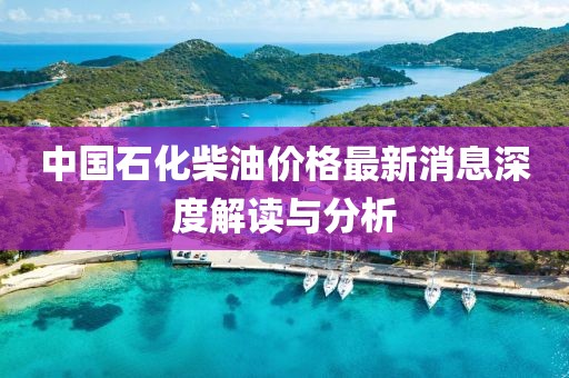 中國石化柴油價格最新消息深度解讀與分析
