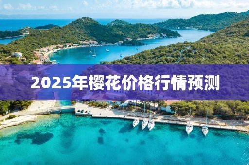 2025年櫻花價格行情預測
