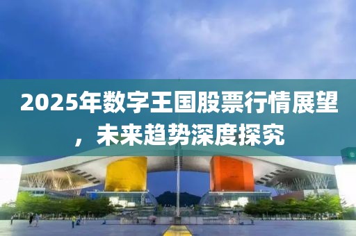 2025年數字王國股票行情展望,未來趨勢深度探究