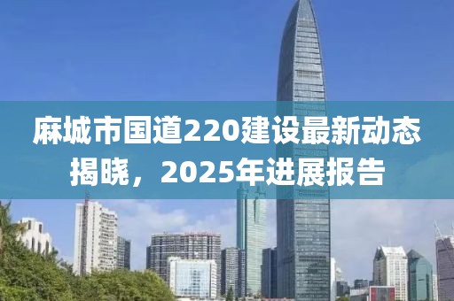 麻城市國道220建設最新動態揭曉，2025年進展報告