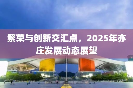 繁榮與創(chuàng)新交匯點,2025年亦莊發(fā)展動態(tài)展望