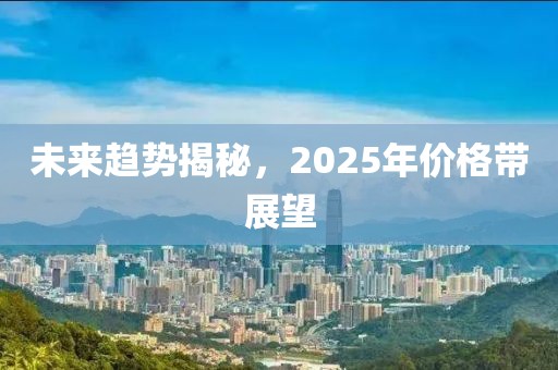 未來趨勢揭秘,2025年價格帶展望