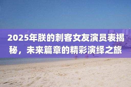2025年朕的刺客女友演員表揭秘,未來篇章的精彩演繹之旅